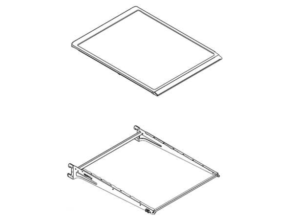 11733572-1-M-Samsung-DA97-14594C-Slide Shelf Assembly