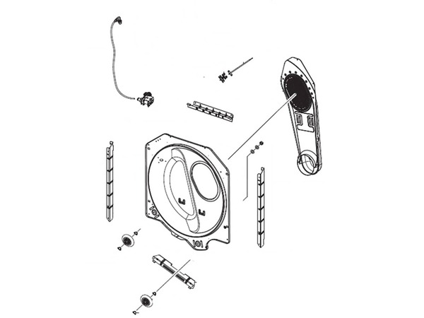 11735160-1-M-Samsung-DC97-15001S-Assembly DRUM BACK;DV22H6300