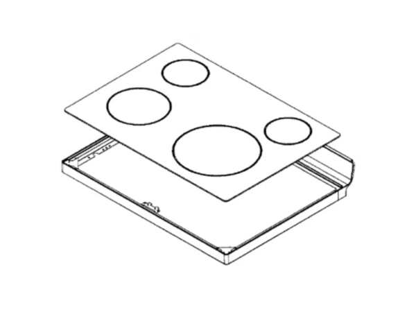 11735801-1-M-Samsung-DG94-00735P-Assembly FRAME COOK TOP;NE59