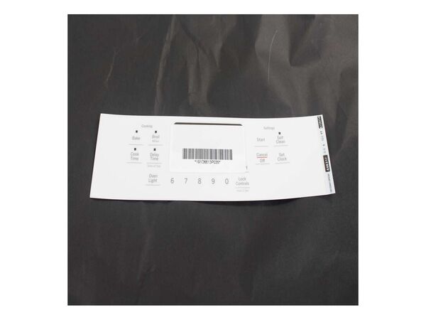 11736280-1-M-GE-WB07X26749-FACEPLATE GRAPHICS (White)