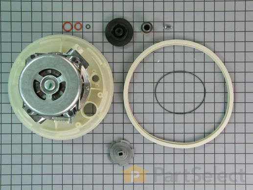 11743054-1-M-Whirlpool-WP6-917113-Motor and Pump Housing