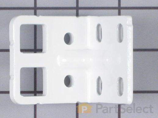 11743115-1-M-Whirlpool-WP61001918-Lower Door Hinge Bracket - white