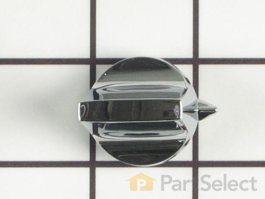 11743974-1-M-Whirlpool-WP74001254-Thermostat Knob - chrome