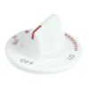 Range Burner Knob (White) – Part Number: WP74002115