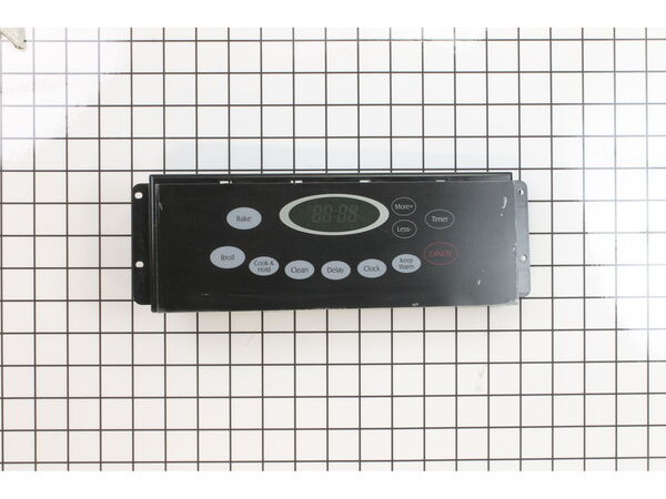 11744300-1-M-Whirlpool-WP74009217-Electronic Clock with Overlay - Black