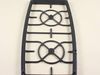 11745681-2-S-Whirlpool-WP8285876CB-Double Burner Grate - Black