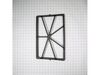 Center Burner Grate - Matte Black – Part Number: WP9759513