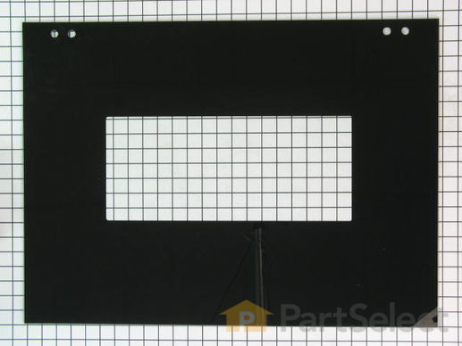 11750188-1-M-Whirlpool-WPW10200754-Exterior Door Glass - Black