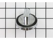 Knob - Chrome/Black – Part Number: WPW10284885