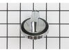 Knob - Chrome/Black – Part Number: WPW10284885