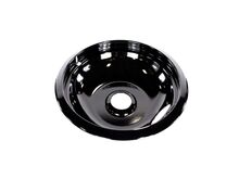 8 Inch Drip Bowl - Black – Part Number: WPW10290350