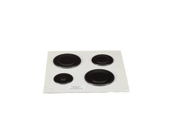 11752397-1-M-Whirlpool-WPW10300342-Burner Cap Kit (Black)