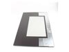 Exterior Door Panel with Glass - Stainless Steel – Part Number: WPW10330079