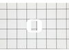 Dryer Door Catch Bezel – Part Number: WPW10529197