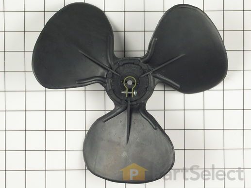 11757435-1-M-Whirlpool-WPY01110041-Condensor Fan Blade - Black