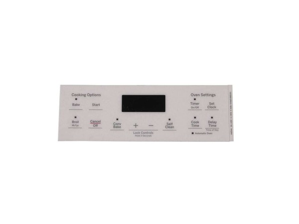 11762318-1-M-GE-WB07X26725-FACEPLATE GRAPHICS (White)