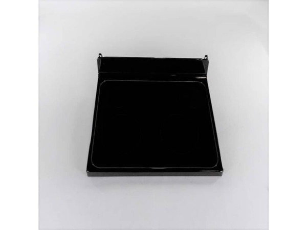 11762852-1-M-GE-WB62X26650-RANGETOP GLASS Assembly (BK)