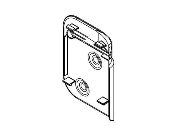 11764455-1-M-Whirlpool-W10635117-Top Hinge Cover - White