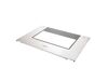Exterior Door Glass - Lower Door - Stainless Steel – Part Number: W10877566