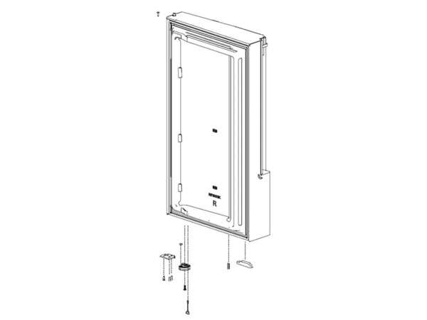 11771570-1-M-Samsung-DA91-04586D-Freezer Door Assembly - Stainless