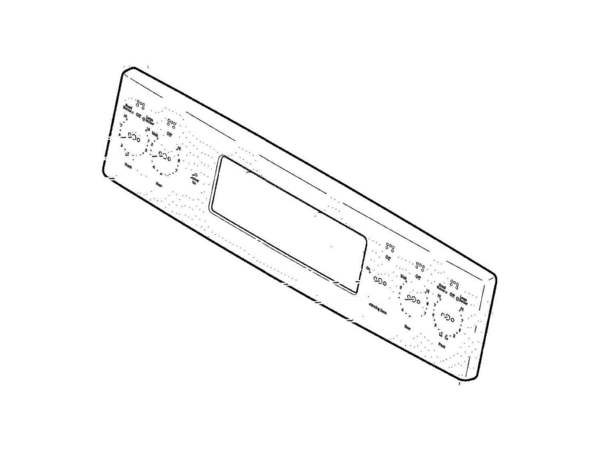 11773586-1-M-GE-WB07X25055-TRIM CONTROL Assembly (Stainless Steel)