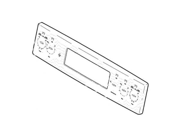 11773590-1-M-GE-WB07X25082-TRIM CONTROL Assembly (Stainless Steel)