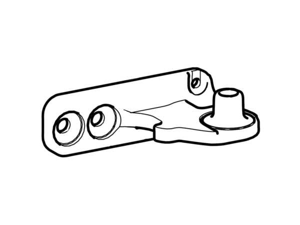 11775906-1-M-Samsung-DA61-10861B-HINGE-MIDDLE RIGHT;RF9000K,ZN,T4.5,ZNDC2