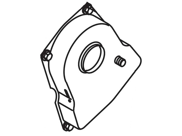 11813215-1-M-MTD-790-00527-0691- Shaft Retainer, Left Hand W/.8125 Diam Hex Shaft