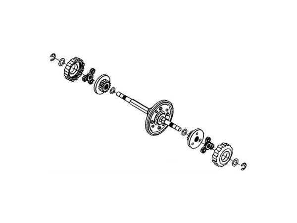 11813293-1-M-MTD-918-06072-Drive Shaft Assembly W/.8125 Diam Hex Shaft