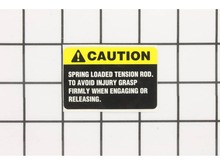Decal, Caution – Part Number: 581724502