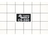 Label - Model Cs-590 – Part Number: X503012200