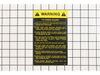 Decal, Warning, Instruction – Part Number: 7016971YP