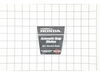 Detergent Tank Label – Part Number: 940608020