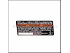 Data Label P232 – Part Number: 940976337
