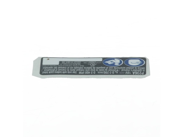 11860677-1-M-Ryobi-941121165-Label Data P236a