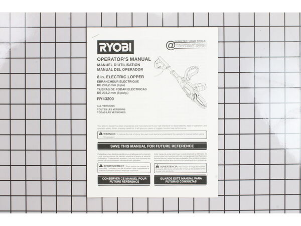 11861091-1-M-Ryobi-990000728-Operators Manual