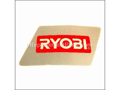 11861323-1-M-Ryobi-RY41002-8-Logo Plate, Left Housing