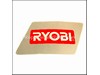 Logo Plate, Left Housing – Part Number: RY41002-8