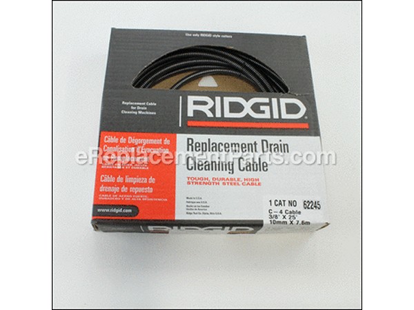 11868739-1-M-Ridgid-62245-25' Cable (7.6m) With Male
