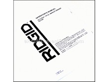 Operators Manual R82320 – Part Number: 983000576