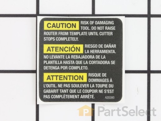 11875118-1-M-Porter Cable-A20380-Warning Label
