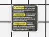 Warning Label – Part Number: A20380