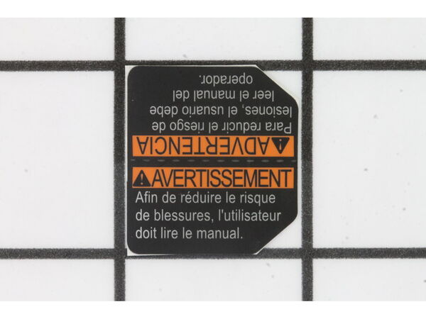 11876838-1-M-Milwaukee-10-20-2845-Spanish/French Warning Label