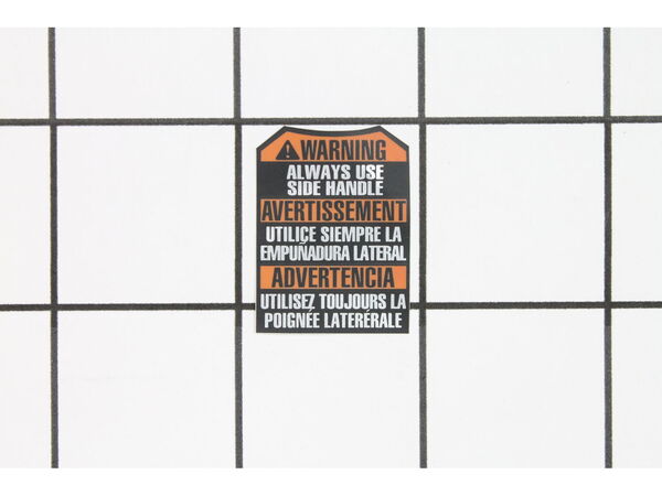 11876845-1-M-Milwaukee-10-20-4344-Side Handle Warning Label