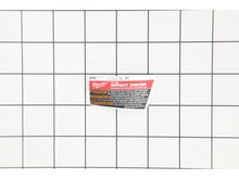 Service Nameplate – Part Number: 12-20-0068