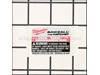 Nameplate For 6514-21 SVC – Part Number: 12-25-6514