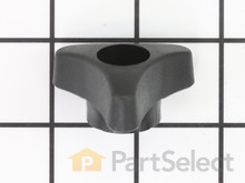 Knob Black 3 Prong – Part Number: 7-0261