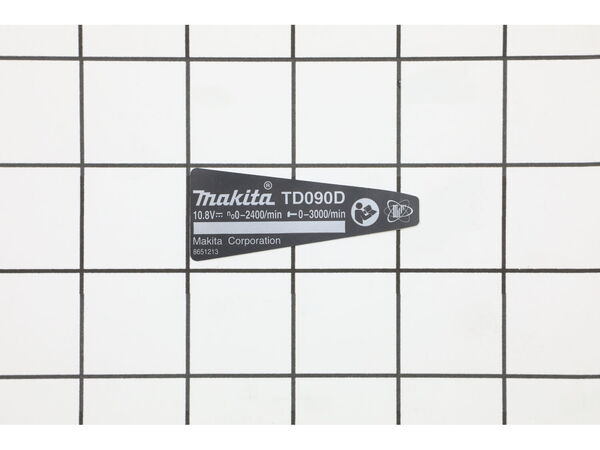 11885463-1-M-Makita-865121-3-TD090D Name Plate