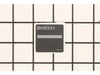 Serial Number Label – Part Number: 896519-3