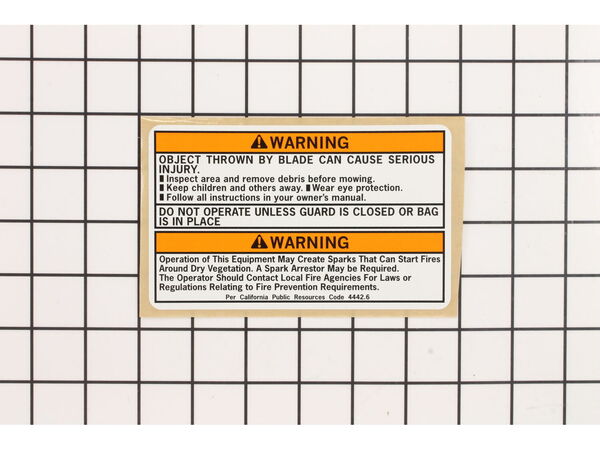 11895200-1-M-Honda-87114-VH7-900-Label, Warning